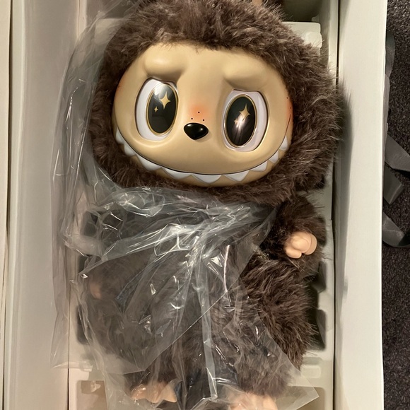 AUTHENTIC Pop Mart Labubu Zimomo Monsters I Found You Vinyl Face Doll + Tote - Picture 11 of 13